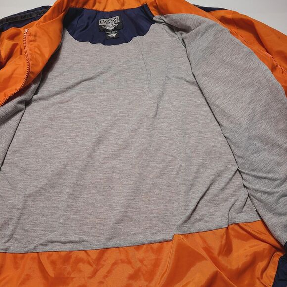 Vintage 90s Boss by IG Design Men's Medium Windbreaker Jacket Lined Hip Hop - Picture 9 of 16